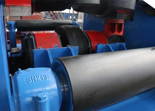 beam flange straitening machine
